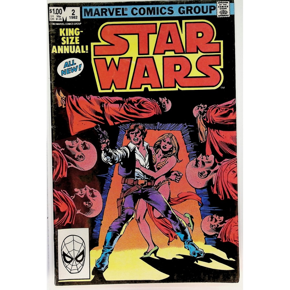 Star Wars King-Size Annual #2 Direct‎ Ed Marvel Han Solo comic book 1982